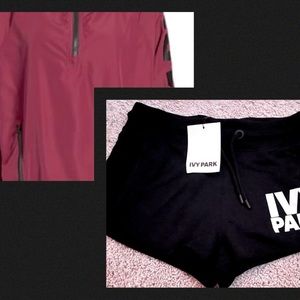 IVY PARK Logo Jacket & Shorts Set